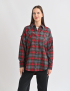Картинка Сорочка в клітинку червона