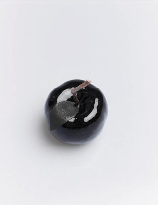 Картинка Скульптура "Яблуко" чорна керамічна