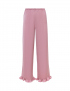 Картинка Шовкові брюки з рюшем рожеві