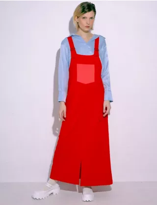 Картинка Сукня-комбінезон Foundation in red максі