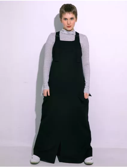 Картинка Сарафан максі чорний