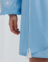 Картинка Вишита сукня блакитна з відкритими плечами