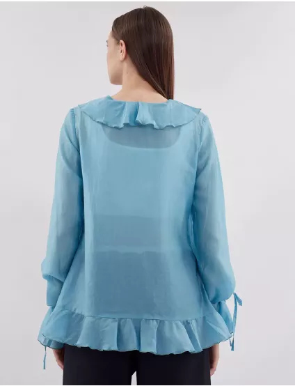 Картинка Блуза блакитна