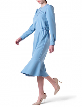 Картинка Сукня міді блакитна 