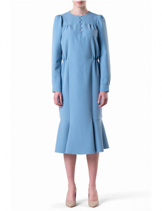 Картинка Сукня міді блакитна 