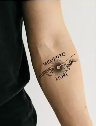Картинка Тимчасове тату "Memento Mori"