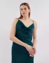 Картинка Сукня максі темно-зелена шокова