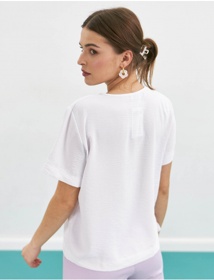 Картинка Блуза-футболка біла