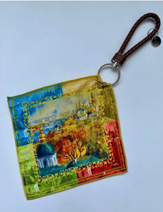 Картинка Брелок-хустинка з пейзажем Києва "Київ 4 сезони"