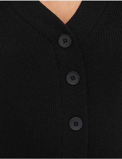Картинка Блуза чорна з коротким рукавом