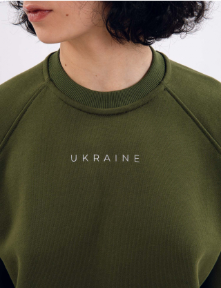 Картинка Світшот "Ukraine" зелений 