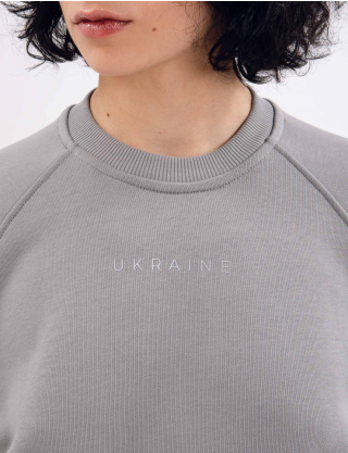 Картинка Світшот "Ukraine" сірий