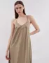 Картинка Сукня міді світло-зелена з відкритою спиною