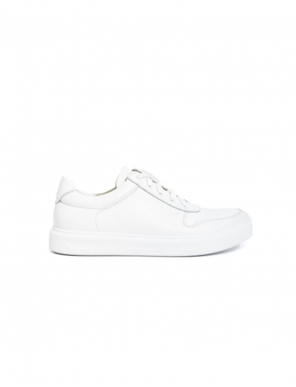 Картинка Кеди білі шкіряні