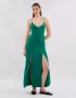 Картинка Сукня максі зелена з відкритою спиною