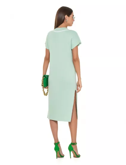 Картинка Сукня міді світло-зелена 