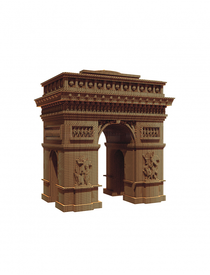 Картинка Скульптурний пазл з картону "Тріумфальна Арка Парижу "