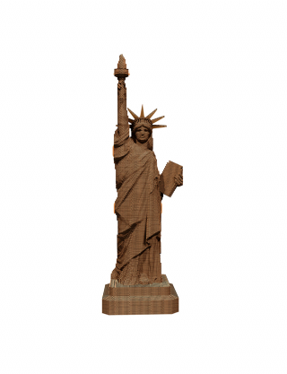 Картинка Скульптурний пазл з картону "Статуя Свободи"