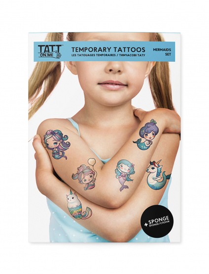 Картинка Набір тимчасових тату Mermaids set