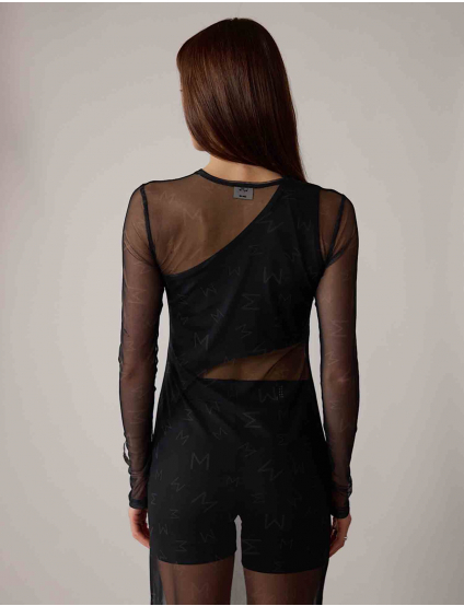 Картинка Сукня-сітка "Триєдність" максі чорна