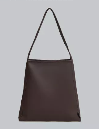 Картинка Сумка "TRIANGLE BAG MINI" темно-коричнева