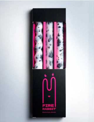 Картинка Набір Dalmatian Taper Candles білий