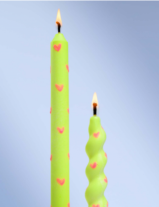 Картинка Набір Love-is-Love Taper Candles жовтий