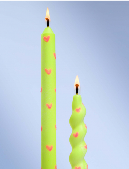 Картинка Набір Love-is-Love Taper Candles жовтий