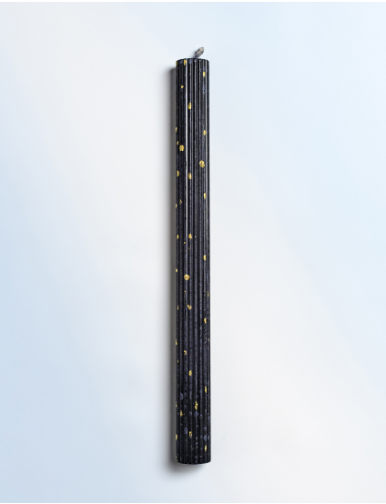 Картинка Набір свічок Dotted Taper Candles чорний