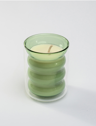 Картинка Свічка Glass Jar Candle зелена