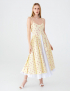 Картинка Сукня максі жовта з принтом
