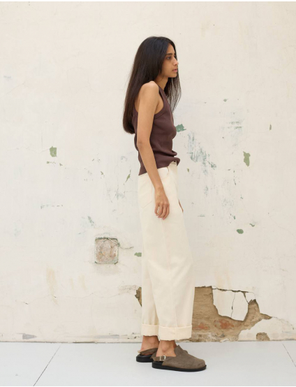 Картинка Джинси бежеві