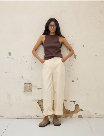 Картинка Джинси бежеві