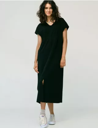 Картинка Сукня міді чорна
