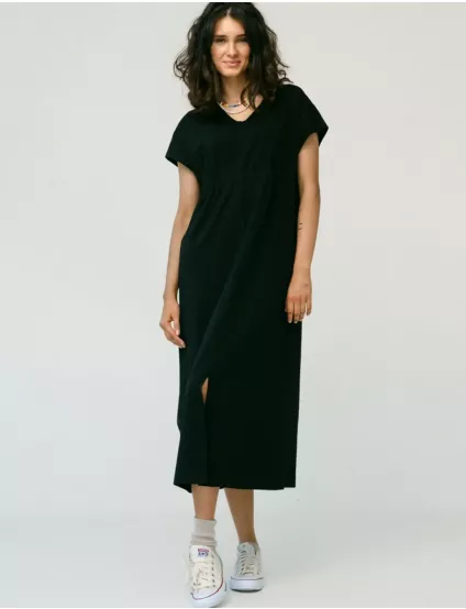 Картинка Сукня міді чорна