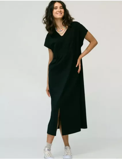 Картинка Сукня міді чорна