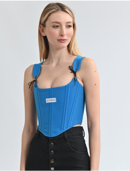 Картинка Корсет синій