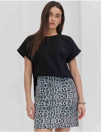 Картинка Спідниця міні з леопардовим принтом