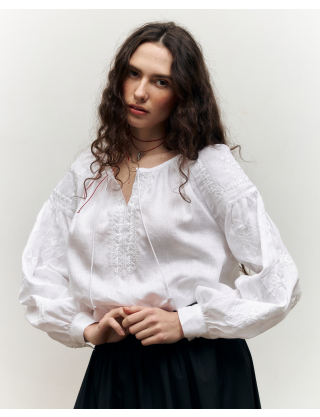 Картинка Вишиванка "Зерно" біла