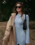 Картинка Сукня міді блакитна