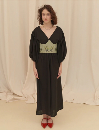 Картинка Корсет "Ластівки" зелений