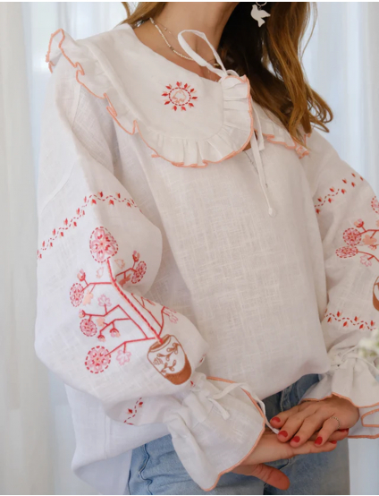 Картинка Вишиванка "дерево життя" з комірцем