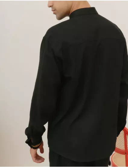 Картинка Вишиванка "Колоски" чорна