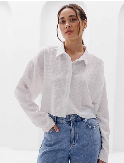 Картинка Сорочка біла укорочена