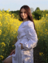 Картинка Сукня вишита міді біла