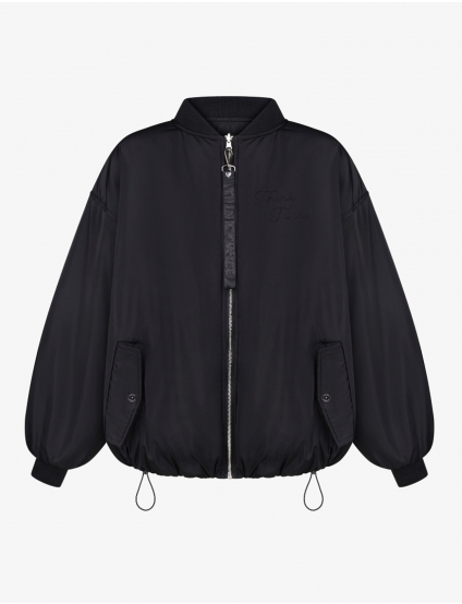 Картинка Бомбер чорний двосторонній