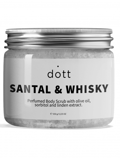 Картинка Парфумований скраб для тіла | SANTAL & WHISKY, 350 г