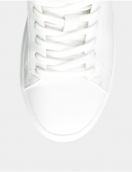 Картинка Кеди білі шкіряні