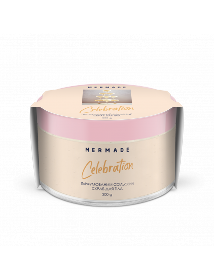 Картинка Парфумований cольовий скраб для тіла - Celebration, 300 г