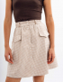 Картинка Спідниця міні бежево-біла